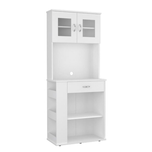 Victoria Pantry Double Door Cabinet Three Side Shelves - Image 6