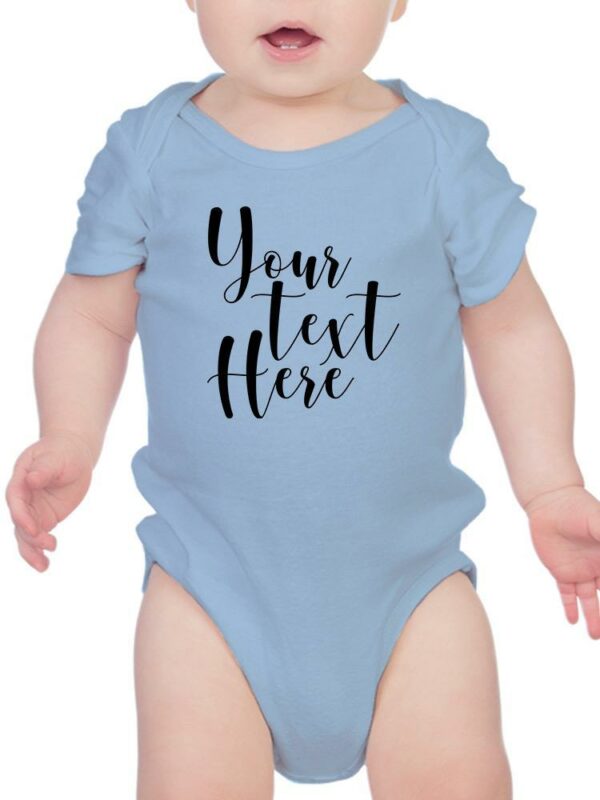 Bouncy Baby Bodysuit - Your Words Set In Stone - Image 2