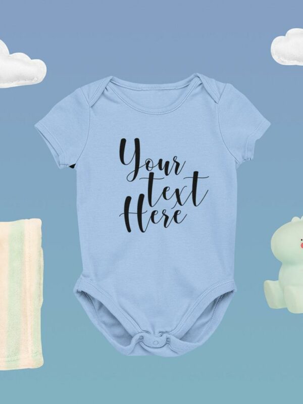 Bouncy Baby Bodysuit - Your Words Set In Stone - Image 3