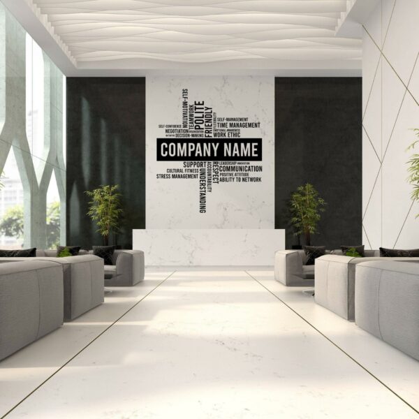 Custom Business Name Vinyl Wall Sticker - Customized Office Letter Sign Decor Personalized Large Lettering Decal - Image 10