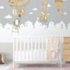 Penguins And Fox Wall Stickers For Kids - Balloons Decal For Baby Girl Kid Boy Nursery Room Decoration Hot Air Ballon Clouds Wallpaper - Image 10