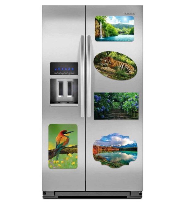 Vibrant Color Laden Magnetic Photo Print - Customized Logo Home Office Car Truck Refrigerator